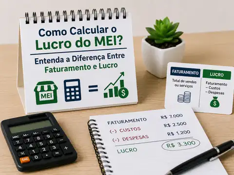 Como Calcular o Lucro do MEI? Entenda a Diferença Entre Faturamento e Lucro