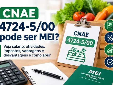 CNAE 4724-5/00 pode ser MEI? Veja salário, atividades, impostos, vantagens e desvantagens
