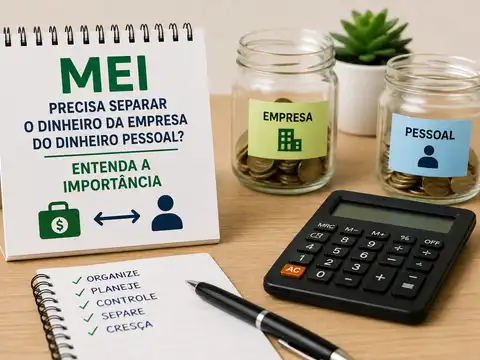 MEI Precisa Separar o Dinheiro da Empresa do Dinheiro Pessoal? Entenda a Importância