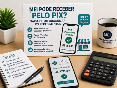MEI Pode Receber Pelo PIX? Saiba Como Organizar os Recebimentos