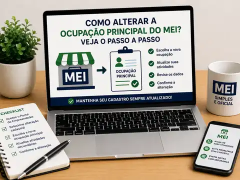 Como Alterar a Ocupação Principal do MEI? Veja o Passo a Passo
