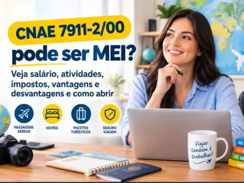 CNAE 7911-2/00 pode ser MEI? Veja salário, atividades, impostos, vantagens e desvantagens